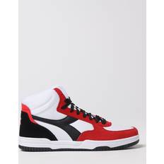 Diadora Höga Sneakers Herr - Vit/Röd/Svart