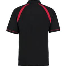 Men - Natural Polo Shirts Kustom Kit Oak Hill Short Sleeve Polo Shirt Black