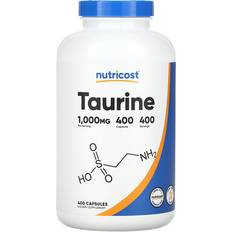 Taurine Amino Acids Nutricost Taurine 1000 mg 400 pcs