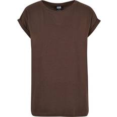 4XL - Damen T-Shirts Urban Classics T-shirt Braun Regular Fit für Damen