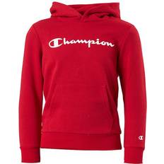 Red - Unisex Jumpers Champion Hooded Sweatshirt - Haute Red