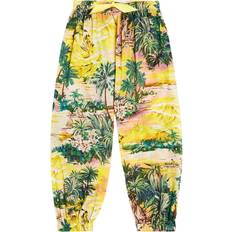 Kids Alight Printed Cotton Pants - Multicoloured