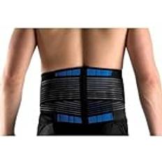 Patterson Medical FitMadÂ Adjustable Neoprene Double Pull Lumbar Support Lower Back Belt Brace Back Pain/Slipped Disc Pain Relief 28-32"