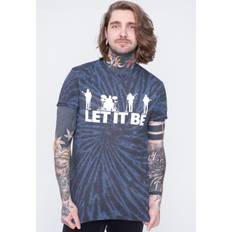 Recycled Materials - Unisex Tops The Beatles Unisex TShirt: Let It Be Silhouette DipDye XXLarge Clothing