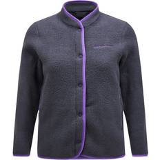 Peak Performance Women's Fleece Snap Cardigan Fleece jacket XL, grey/blue