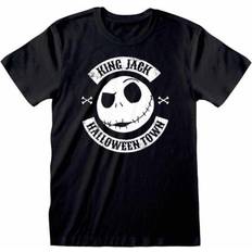 Multifargete - Unisex T-skjorter Nightmare Before Christmas Jack Skellington Crest T-Shirt Black