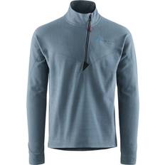 Klättermusen Hombre Ropa Klättermusen Sigyn Half Zip Sweater Thistle Blue