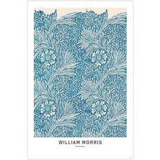 Or Affiches Close Up William Morris Poster Blue Marigold Affiche