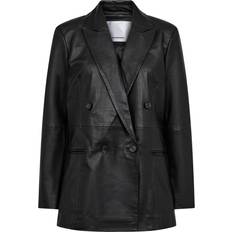 Skind Blazere Co'Couture Phoebecc Leatheroversizeblazer Blazer 30106 Black XLARGE