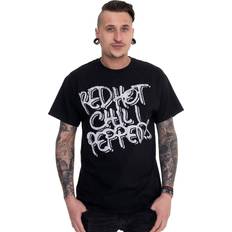 Red Hot Chili Peppers: Unisex T-Shirt/Black & White Logo XX-Large