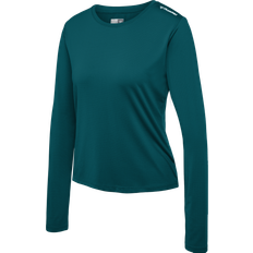 Damen - Türkis T-Shirts Hummel Hmlmt Aura Mesh T-shirt L/S