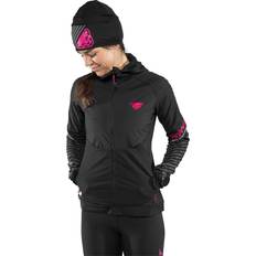 Dynafit Women's Alpine Reflective Jacket, S, Black Out/Pink Glo