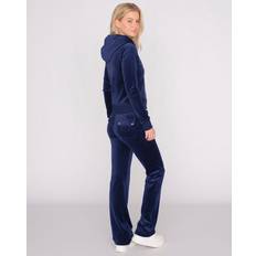 Juicy Couture Damen Hosen Juicy Couture Del Ray Pocket Velour Bukser Blue Depths