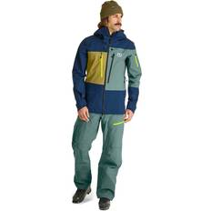 Merinould - Voksen Overtøj Ortovox Fleece Light Zip Neck Ravine Shell Jakke - Deep Ocean