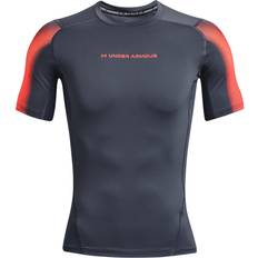 Under Armour Novelty Ss Baselayer Top - Skybrud Grå