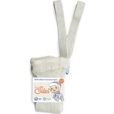Merinould - Piger Undertøj Silly Silas Wooly Fodsløse Strømpebukser Cremefarvet 6-12 months