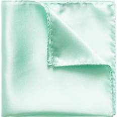 Grøn - Herre Brystlommetørklæder Eton Shirts Light Green Silk Pocket