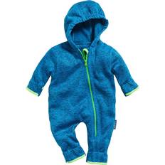 9-12M Jumpsuits Playshoes Unisex Baby Strickfleece-Overall 421010, Blau