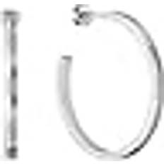 Lacoste Silver Earrings Lacoste VIRTUA Collection Hoop Earrings - Stainless Steel