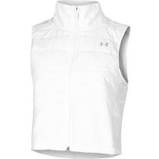 Bianco - Donna Gilet Under Armour Smanicato Storm Session Run da donna Bianco / Riflettente