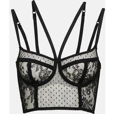 Dolce & Gabbana Blonde Bustier Undertøj Sort