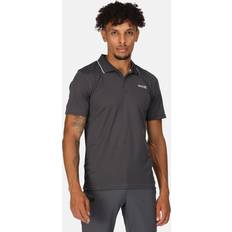 Grey Polo Shirts Regatta Quick-Dry 'Maverik V' Short Sleeve Polo Shirt Grey