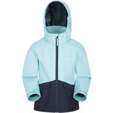 Turquoise Outerwear Mountain warehouse 11-12 Years, Teal Childrens/Kids Cloud Burst Waterproof Jacket