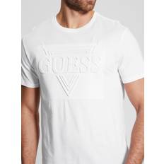 Guess Tops Guess Eco Embossed Logo Tee White