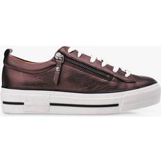 Bronze Trainers Moda In Pelle Filician Bronze Metallic Leather