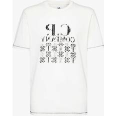 CP COMPANY Hauts CP COMPANY Men's Logo T-Shirt Gauze White