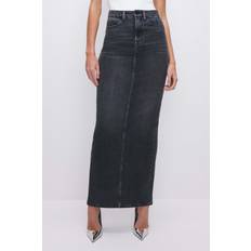 Good American Skirts Good American Tube Denim Maxi Skirt