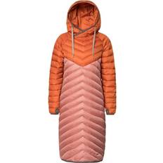 Rosa - Unisex Kåper & Frakker Varg Sarek Long Down Hood Unisex - Retro Orange/Pawn Pink