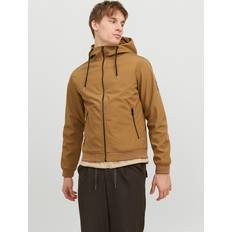 Bruin - Outdoorjas Jassen Jack & Jones Basic Softshell Hood