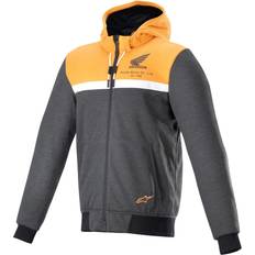 Alpinestars Honda Chrome Street Hoodie - Black/Melange/Orange