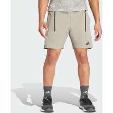 Uomo - XS Shorts Adidas Short Designed for Training Workout - Silver Pebble/Black