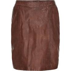 Btfcph Pencil Skirt With Pockets Skind 100102 Carob Brown