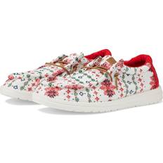 Low Top Shoes Hey Dude Wally Youth Ugly Sweater Cream Kids Shoes Kids Slip-on Loafers Comfortable & Light-Weight