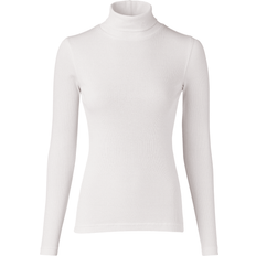 Dame - Hvid - Polotrøjer Sweatere Daily Sports Maggie LS Roll Neck Dame 46/XXL HVID