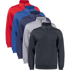 Clique Basic Active Half zip till barn, Grå Melange