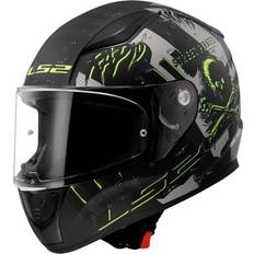 LS2 FF353 Rapid II Pirates Helmet - Matt Black/Grey/Yellow