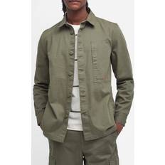 Waxed Clothing Barbour Robhill Overshirt Jacket Green