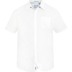 5XL - Nainen Paidat Duke Delmar Kingsize D555 Short Sleeve Classic Regular Shirt White