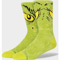 Green - Men Socks Stance Men's The Grinch Crew Socks Green