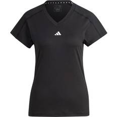 adidas Aeroready Train Essentials Minimal Branding V-Neck T-shirt - Black