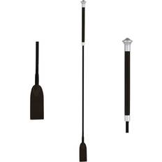 Brun Bid Waldhausen Noblesse Jumping Whip - Sort/Rosaguld
