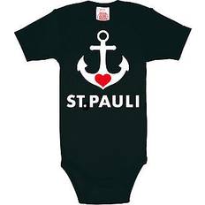 Logoshirt Hamburg St Pauli Babygrow - Black