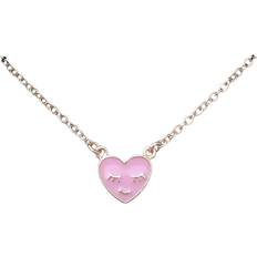 Rosajou Halsband Guld m. Hjärta One Smycken