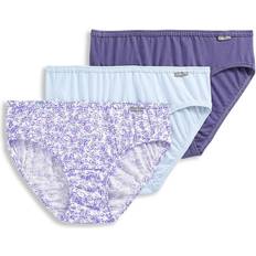 Jockey Knickers Jockey Underwear Elance Bikini 3 Pack - Midnight Iris/Bouquet Bloom/Frothy Blue