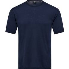 T-shirt 100% merino uld til mænd, navy