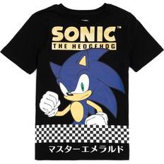 À carreaux T-shirts Sonic the Hedgehog Boys Japanese T-Shirt